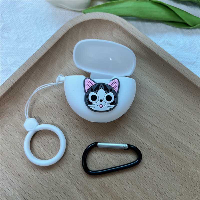 Vỏ Bảo Vệ Hộp Sạc Tai Nghe Không Dây Bluetooth Pro 6 Pro 6 Bằng Silicon Mềm Họa Tiết Hoạt Hình