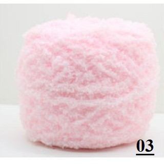 LEN BÔNG XÙ CUỘN 100GRAM