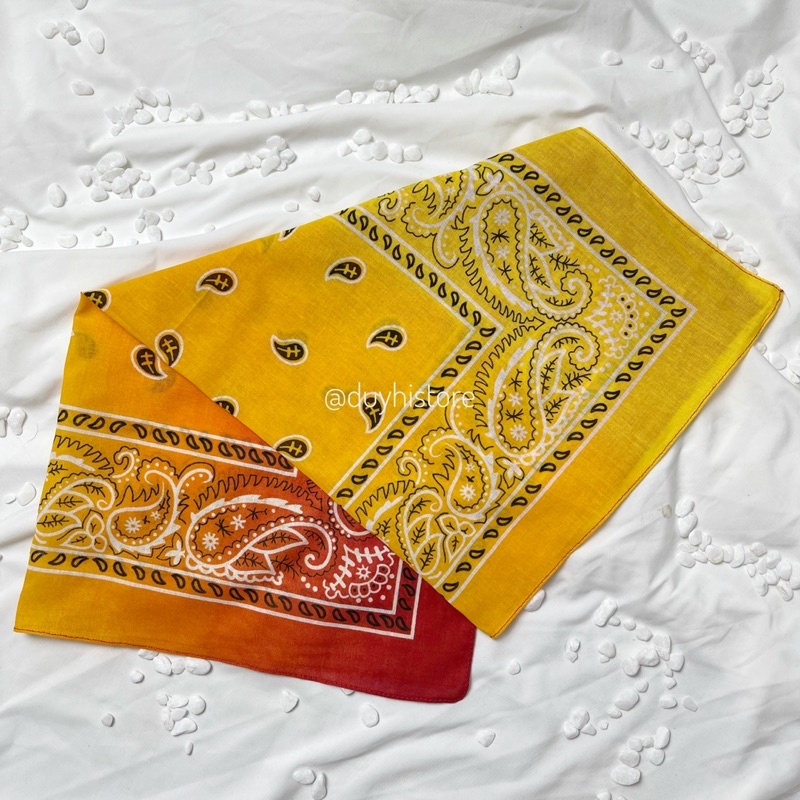 Khăn bandana turban vuông nhiều màu | DUYHI