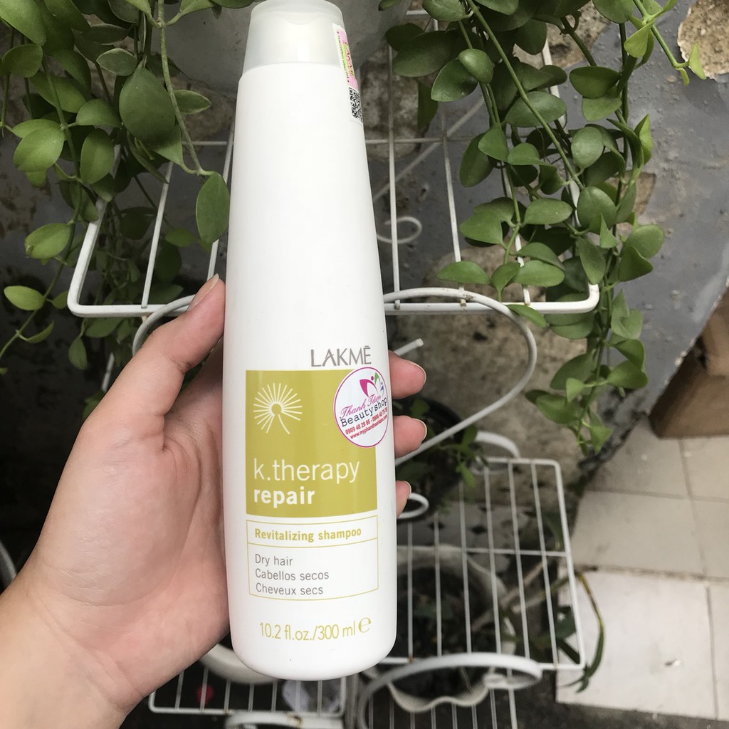 Dầu gội phục hồi tóc khô xơ Lakme K.therapy Repair Revitalizing Shampoo 300ml