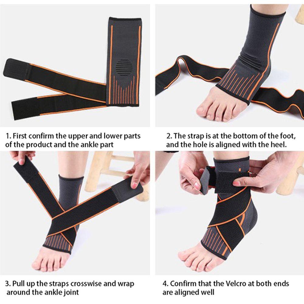 Quinton 1 Băng Quấn Bảo Vệ Mắt Cá Chân Bằng nylon Co Giãn Tiện Dụng Khi Chơi Thể Thao