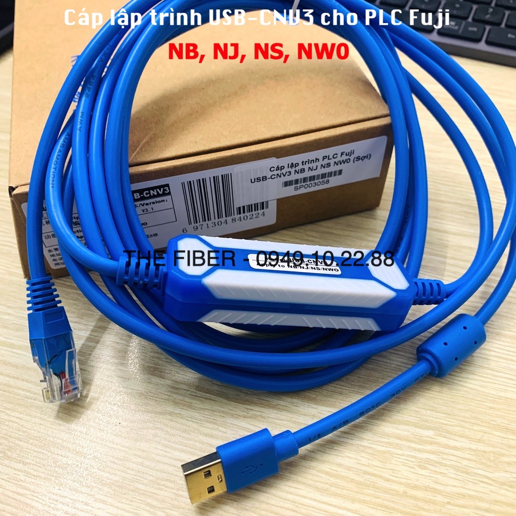 Cáp lập trình USB-CNV3 cho PLC Fuji NB NJ NS NW0