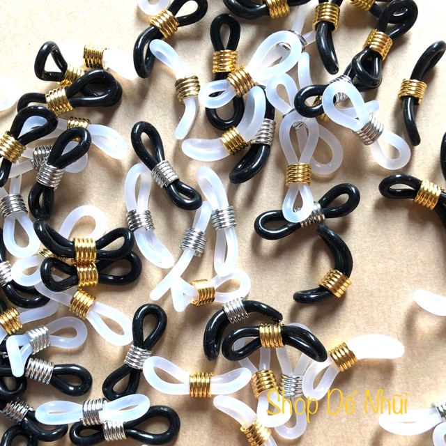 2 Cặp Vòng Cao Su Kết Nối Dây Chống Rơi Gọng Mắt Kiếng
