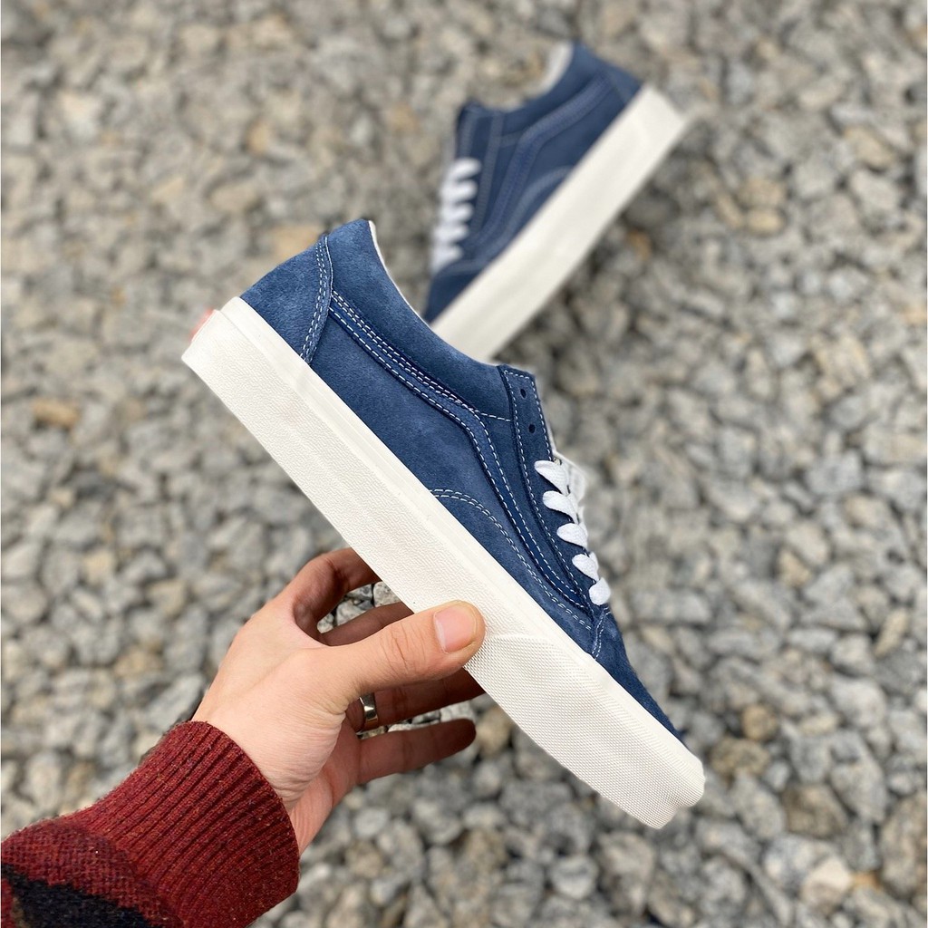 Giày Vans Vault Og Old Skool Lx Vải Canvas Phối Cotton Thiết Kế Trẻ Trung Năng Động