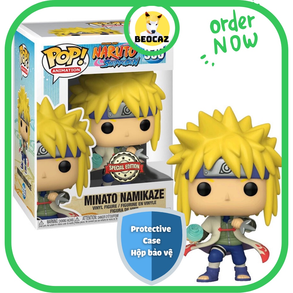 [Full Box] [Tặng Hộp Bảo Vệ] Mô hình Funko  chibi Minato No.935 bền màu, nhựa an toàn - Đồ chơi Naruto