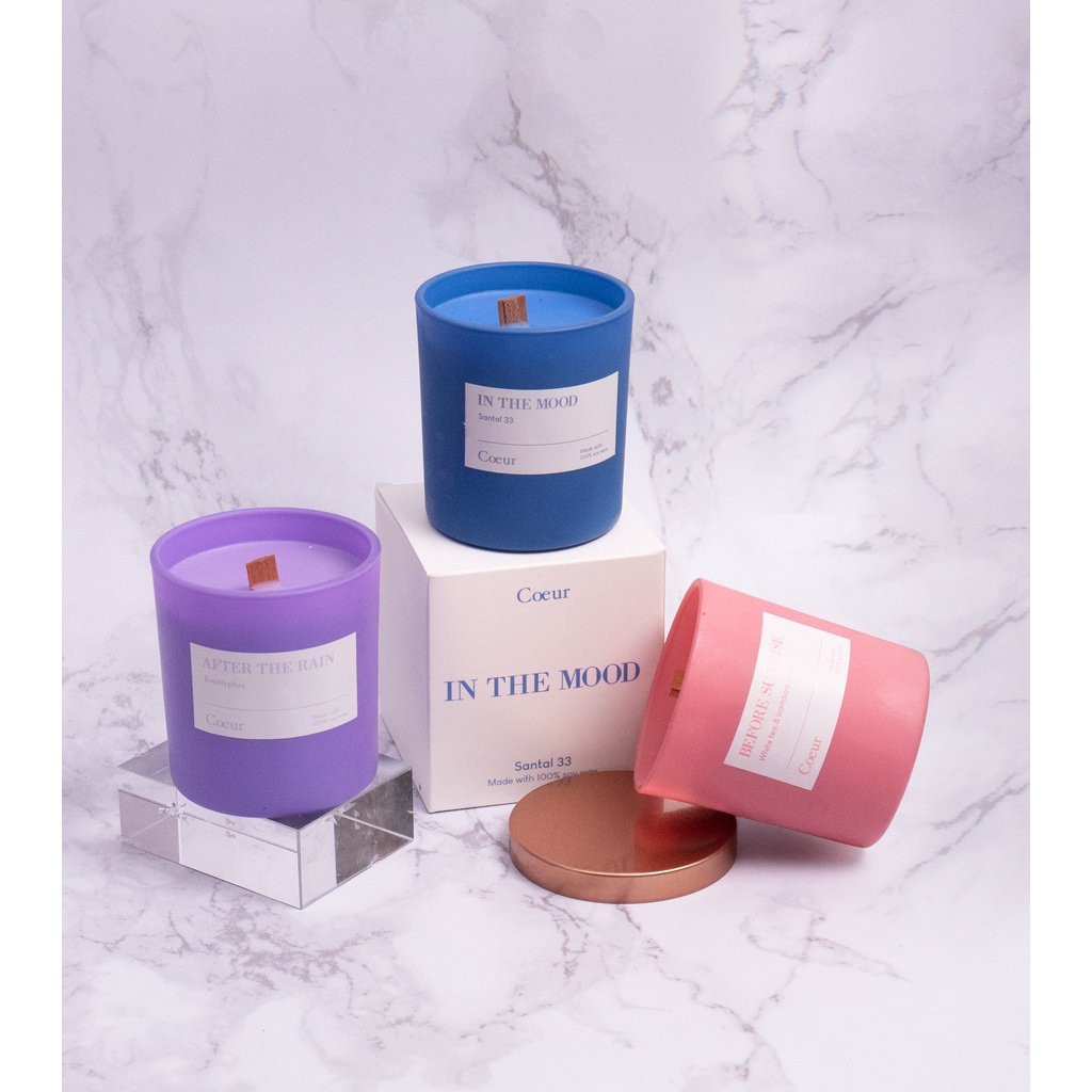 Combo 2 Nến Thơm Coeur 100% Sáp Đậu Nành