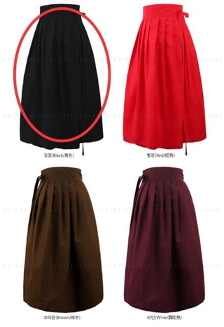 Chân váy Hanbok nhập Hàn- có sẵn