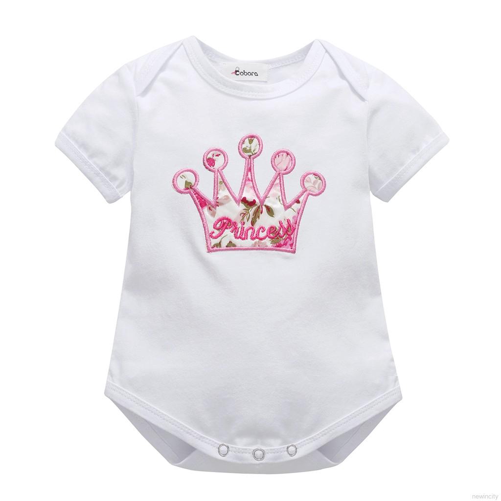 Set Jumpsuit tay ngắn hoạ tiết in + quần dài cho bé gái