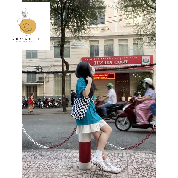 TÚI ĐEO CHÉO HANDMADE LÀM BẰNG LEN