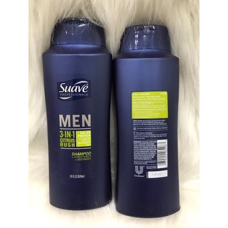 Dầu gội nam suave men 3 in 1