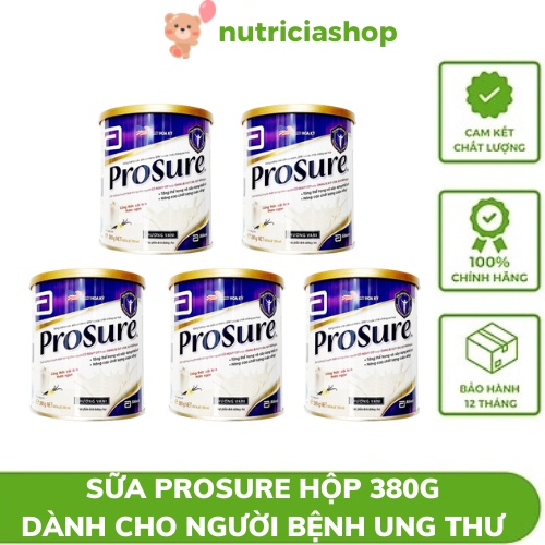 1 thùng ( 24 hộp) Sữa Prosure hỗ trợ dinh dưỡng  dành cho người bị ung thư hộp 380g
