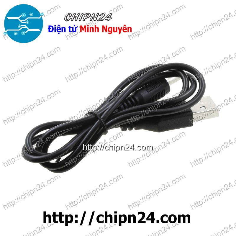 [1 SỢI] (D117) Dây chuyển USB ra Jack DC 3.5x1.3MM Dài 70cm