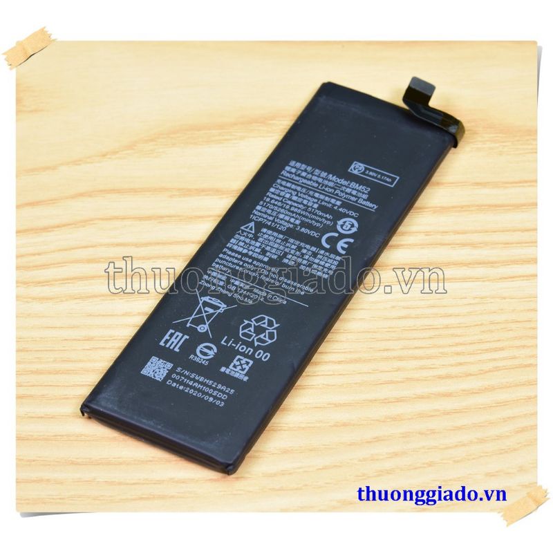 pin Mi Note 10 Pro, Mi Note 10 Lite, Mi Note 10, Mi CC9 Pro (BM52) 5170mAh bảo hành 6 tháng.