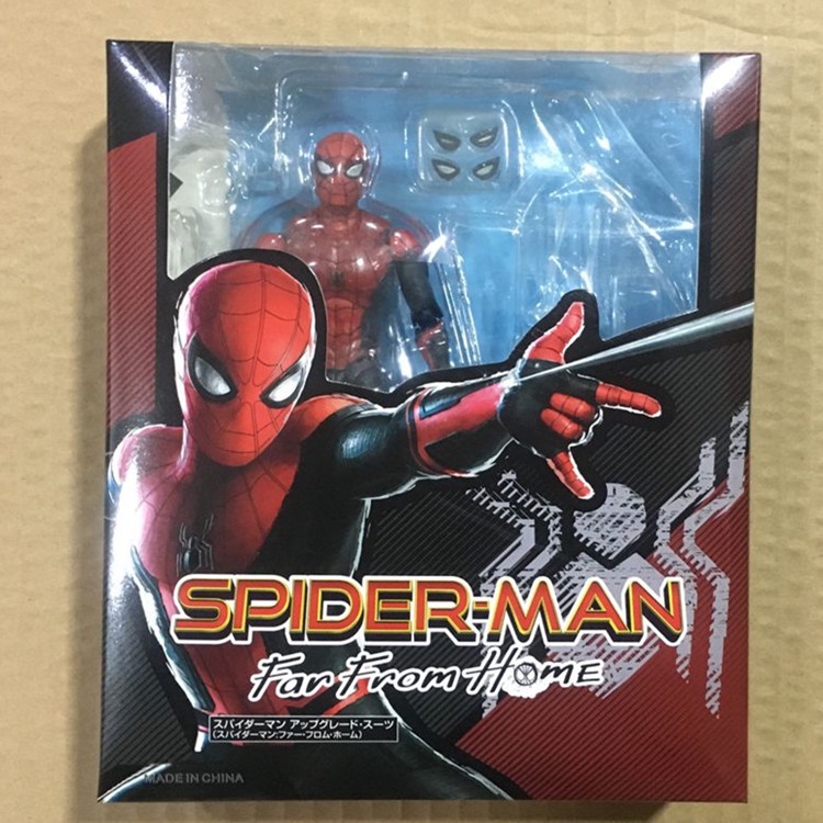 Mô hình SHF Spider Man Far From Home Upgraded Suit Marvel 15cm (BL)