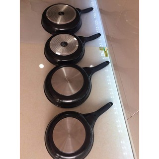 Chảo từ men Đức Rapido 24cm đáy chấm