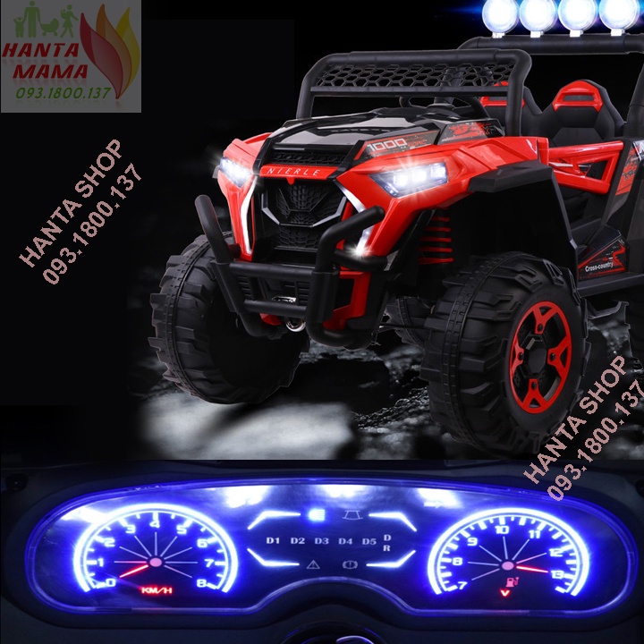 Xe ô tô điện trẻ em FT 938 Ghế Da Bánh Cao Su