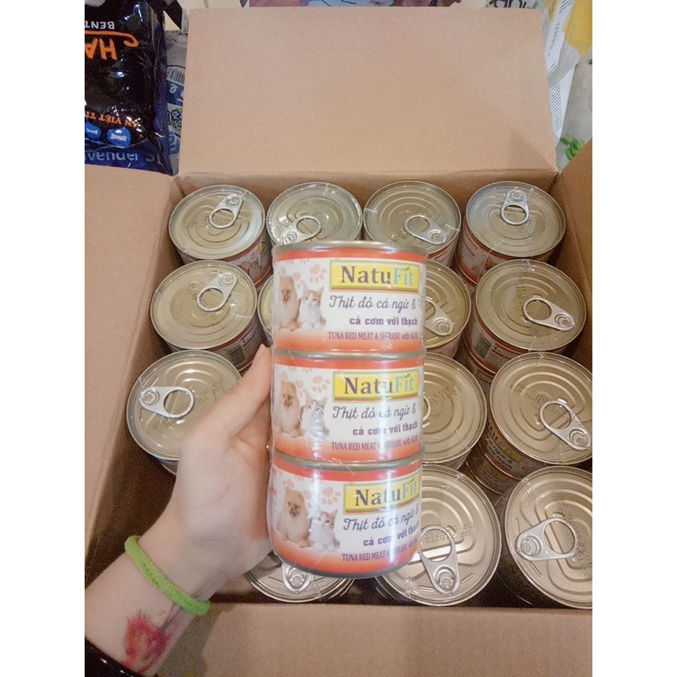 Pate NatuFit 160gr dành cho chó mèo baby và trưởng thành