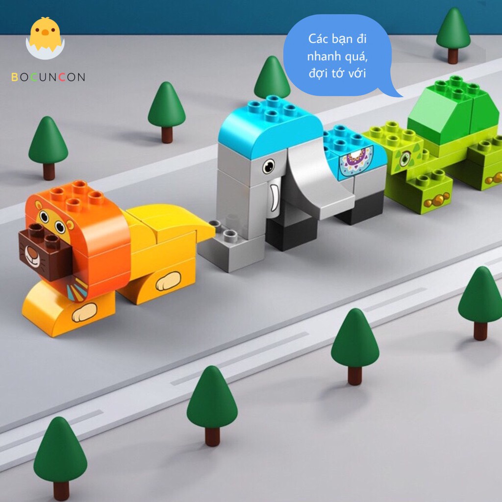 Đồ Chơi Xếp Hình Lego Thế Giới Thú Cưng Đáng Yêu 102 Chi Tiết Siêu To