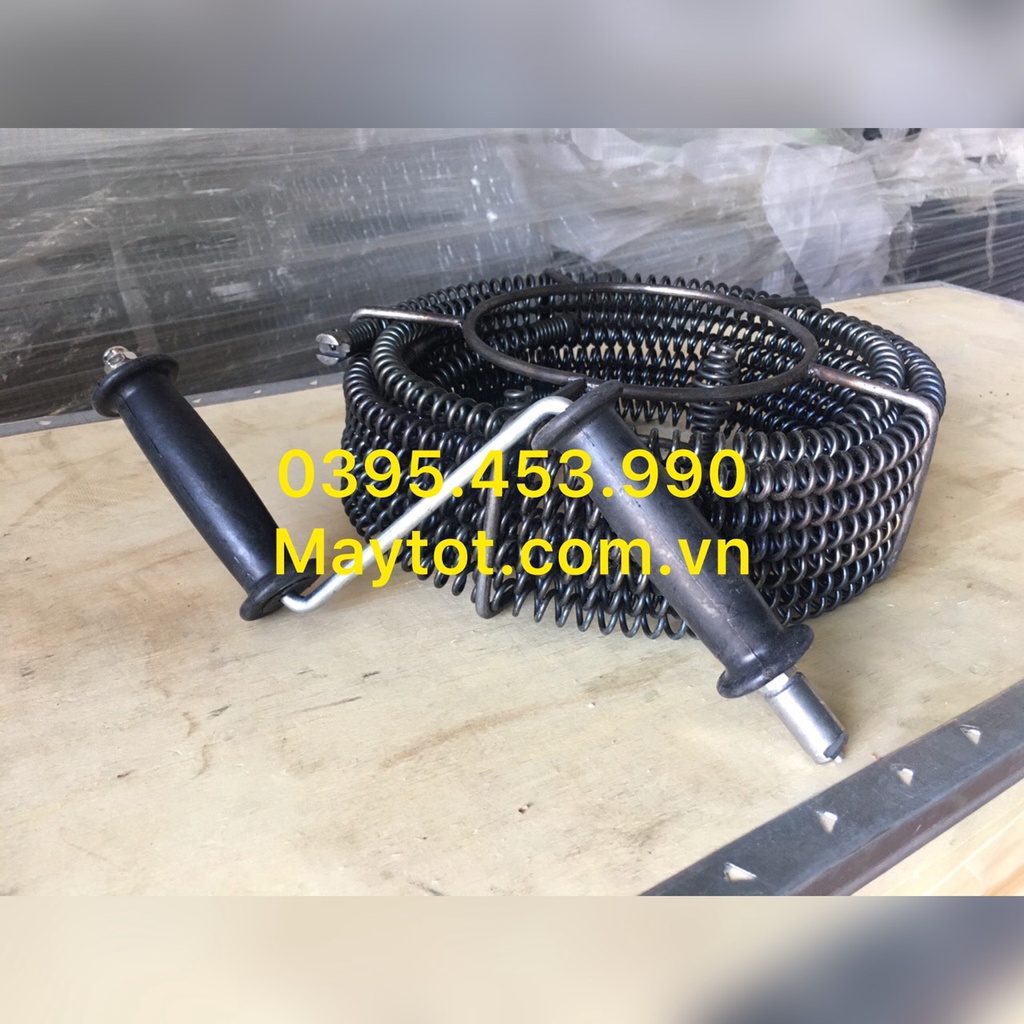 Dây thông cống lò xo phi 16 dùng tay quay