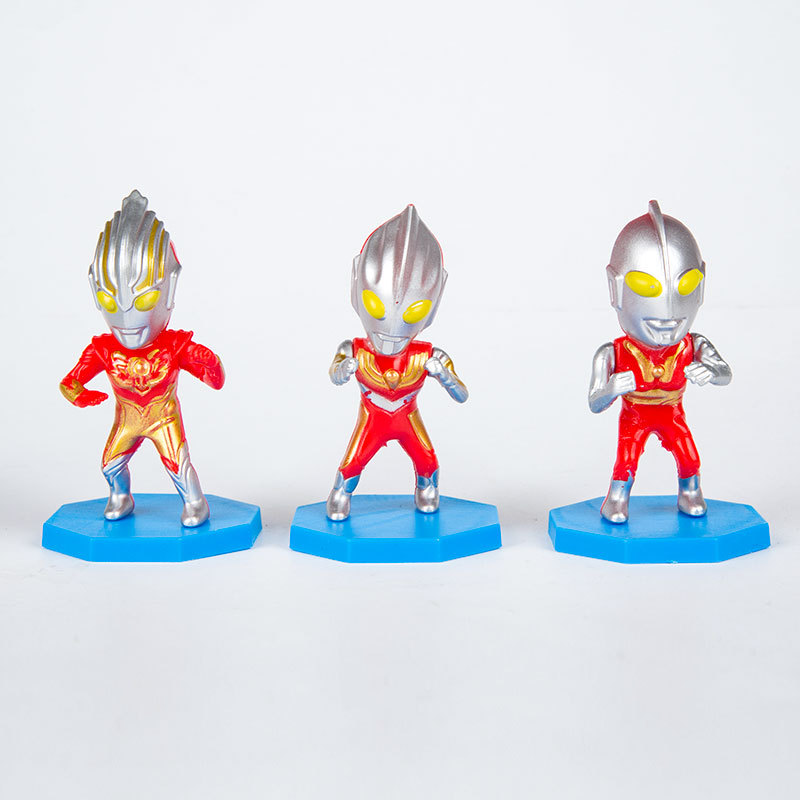 Bộ 6 Mô Hình Siêu Nhân Trang Trí Bánh Kem Sinh Nhật