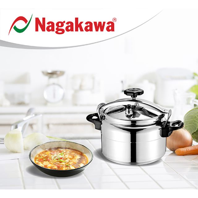 Nồi áp suất đun gas Nagakawa 4l - 5l - 7l.