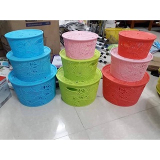 Set 3 sọt nhựa Việt Nhật
