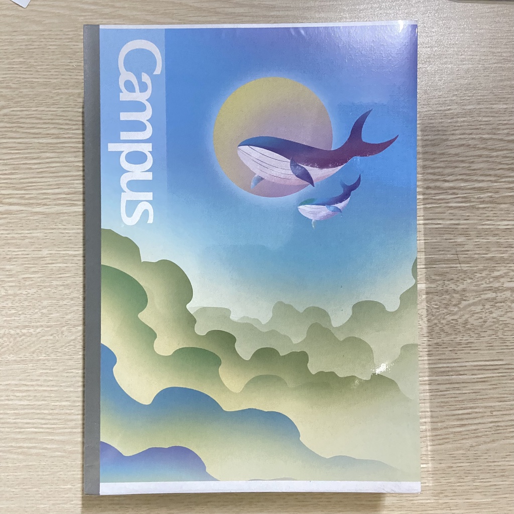 Lốc 5 Vở Campus PASTEL GRADIENT 200 trang