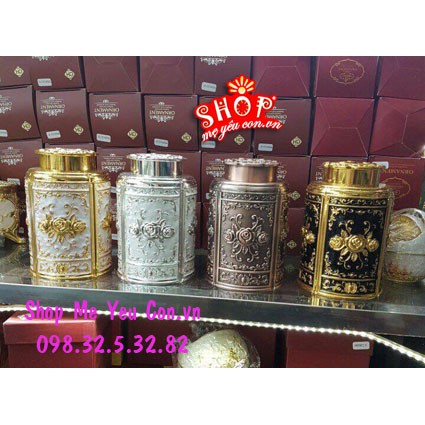 HỘP ĐỰNG CHÈ ĐỒNG GIẢ CỔ