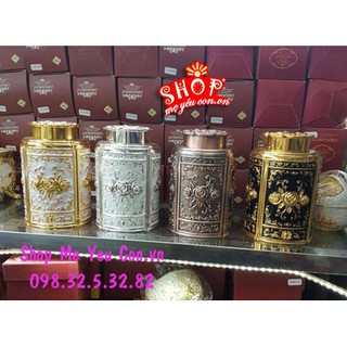 HỘP ĐỰNG CHÈ ĐỒNG GIẢ CỔ