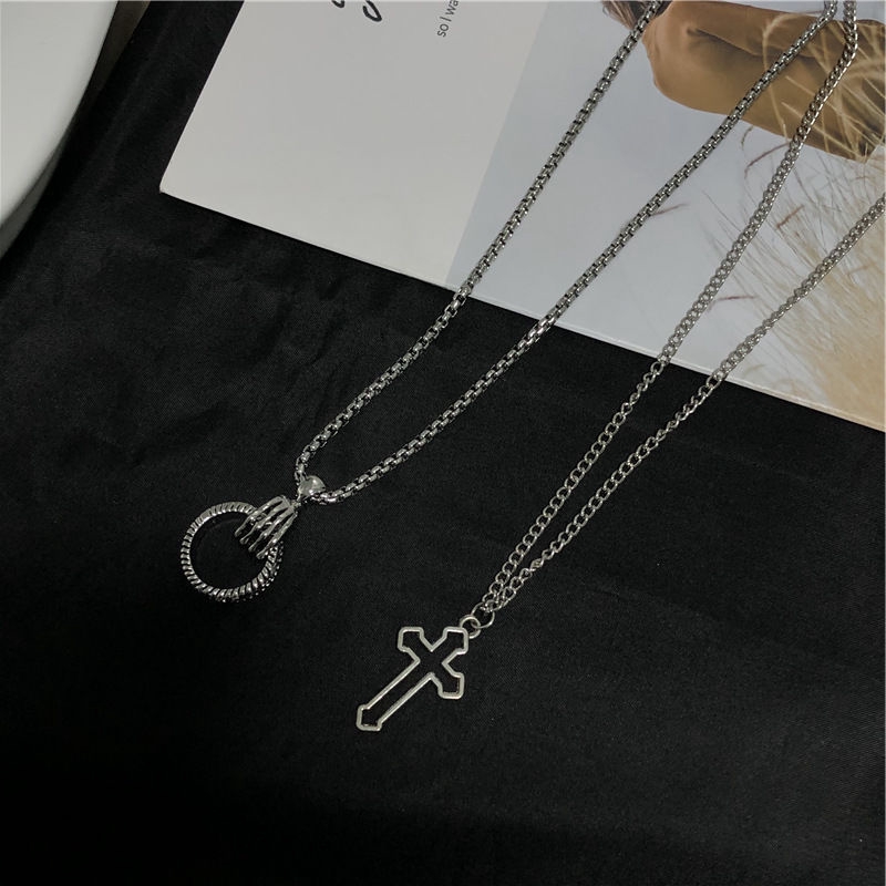 Dây Chuyền Mặt Thánh Giá Phong Cách Hiphop Cá Tính