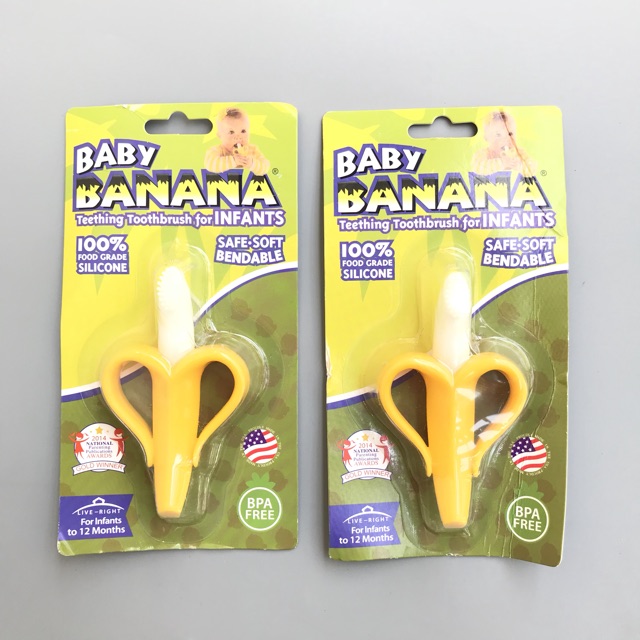 GẶM NƯỚU ⚡️FREESHIP⚡️ Gặm Nướu Chuối An Toàn Cho Bé Yêu