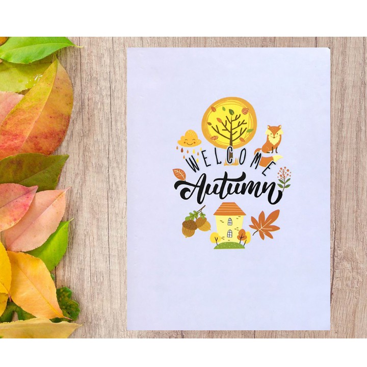 Notebook - Welcome Autumn (Khổ 13 x 18 Cm)