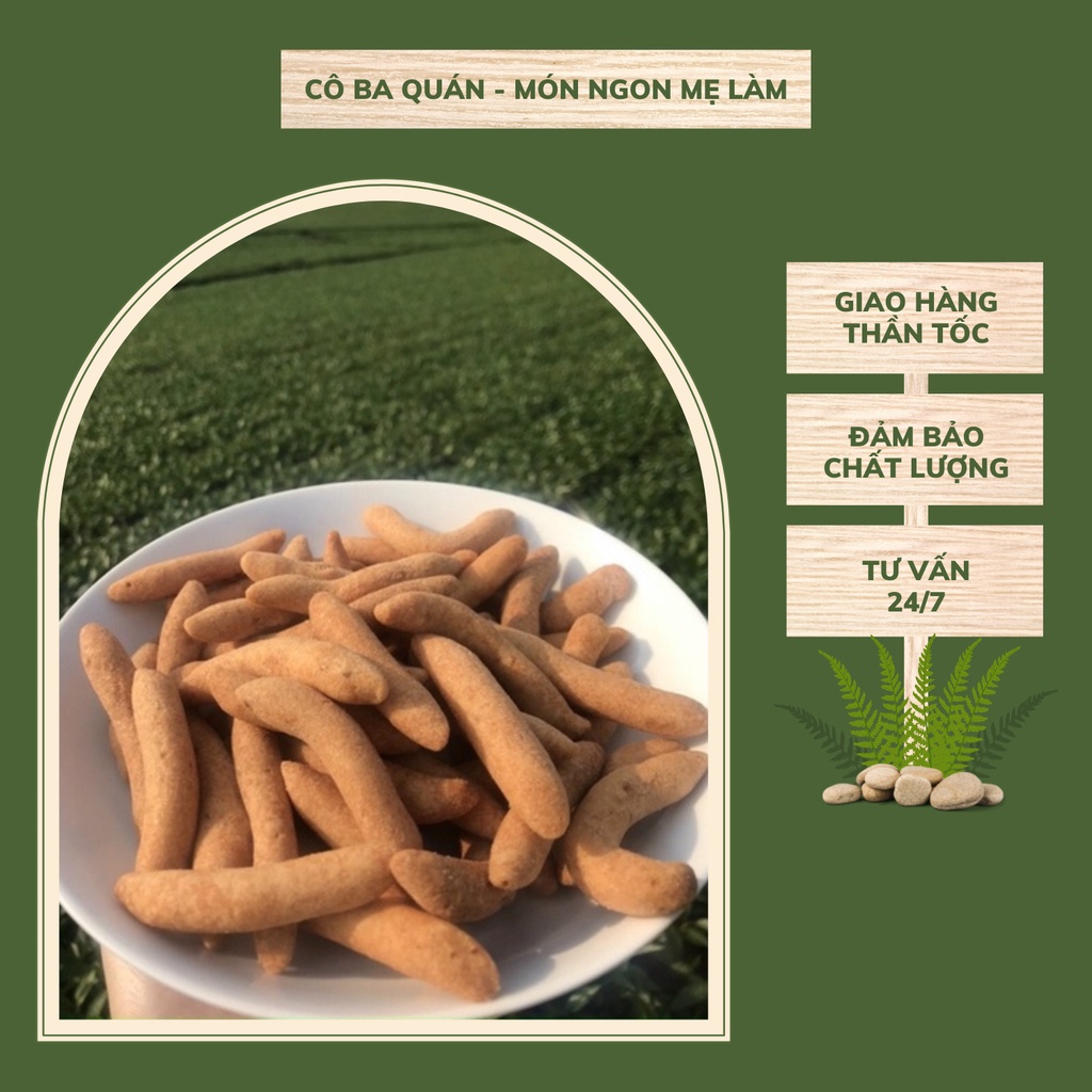 Quẩy Nếp Không Đường Giòn Giòn Đặc Biệt Thơm Ngon Ăn Vặt Tuổi Thơ 500g