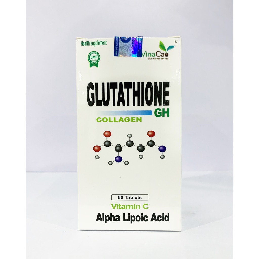 (Công thức mới) Viên uống Glutathione Collagen GH trắng da, ngăn ngừa lão hóa, giảm nám sạm tàn nhang | WebRaoVat - webraovat.net.vn