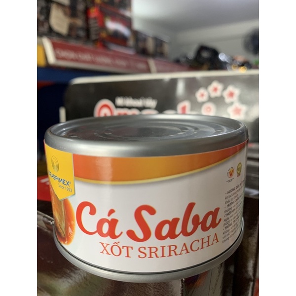 Cá hộp Saba xốt Sriracha an toàn khi sử dụng 185g