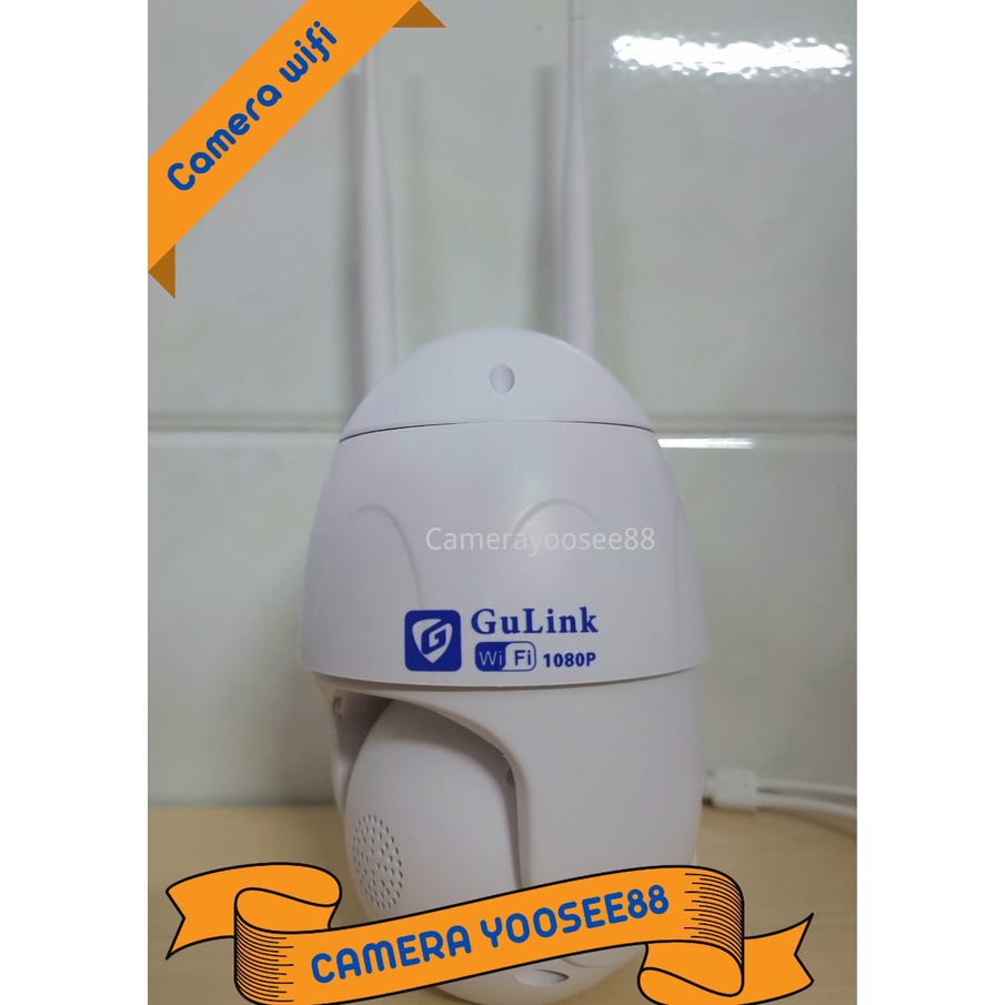 Camera Wifi IP An Ninh Giám Sát Ngoài Trời app Gulink 1080P-2.0MP quay đêm có màu