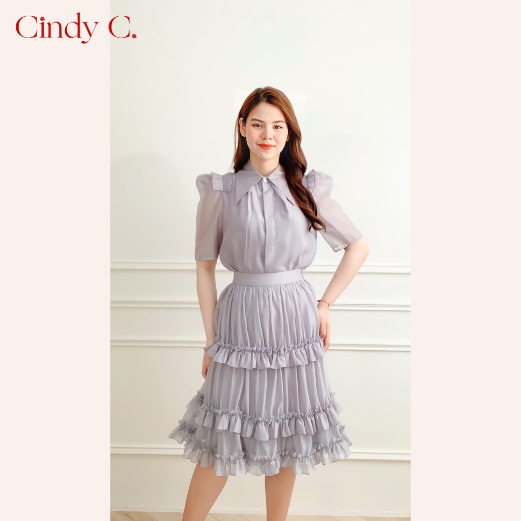 Chân Váy Dài Lizbeth Cindy C Chất Liệu Organza 22961