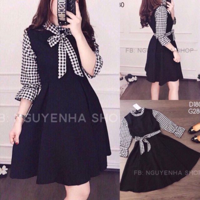 Đầm suông phối sọc size 65-90 | BigBuy360 - bigbuy360.vn