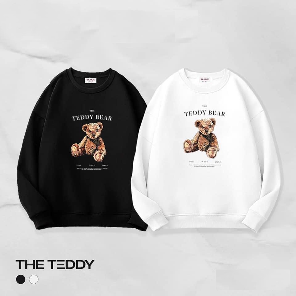 Áo Thu Đông Nam Nữ In Hình Teddy Bear - Chất Poly Dày Dặn Mềm Mịn - MÃ TD74
