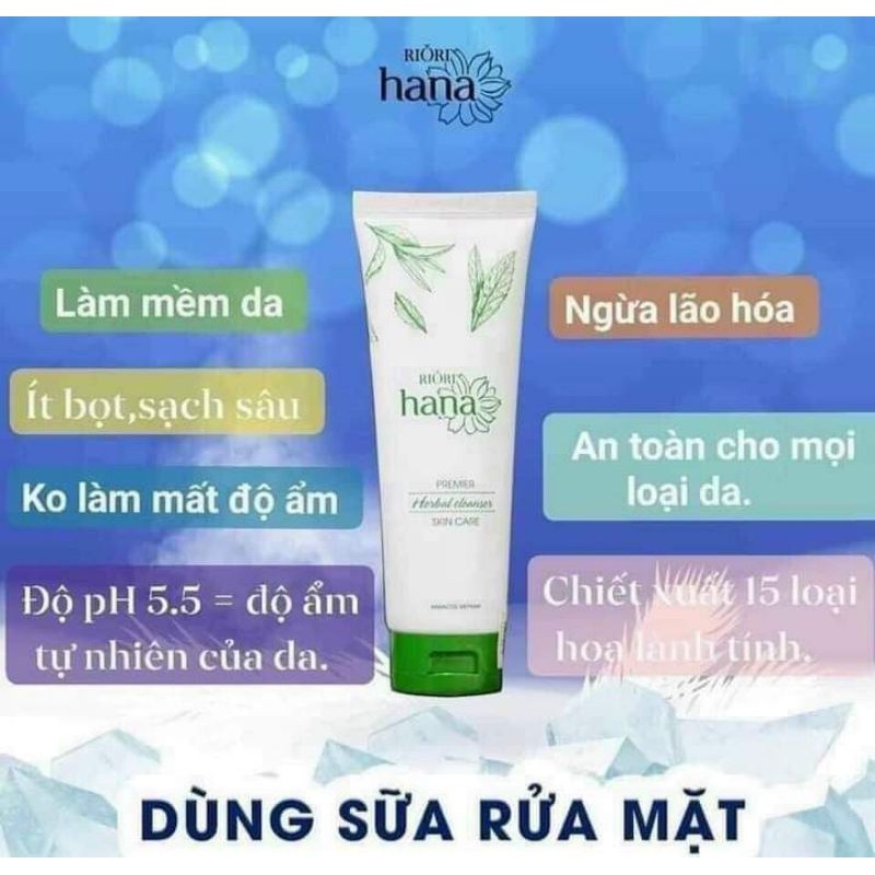 Sữa rửa mặt thảo dược RIORI  HERBAL_CLEANSER