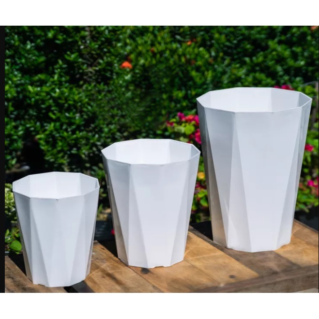 Chậu nhựa kim cương trồng cây cảnh kích thước đường kính 30cm, 25cm