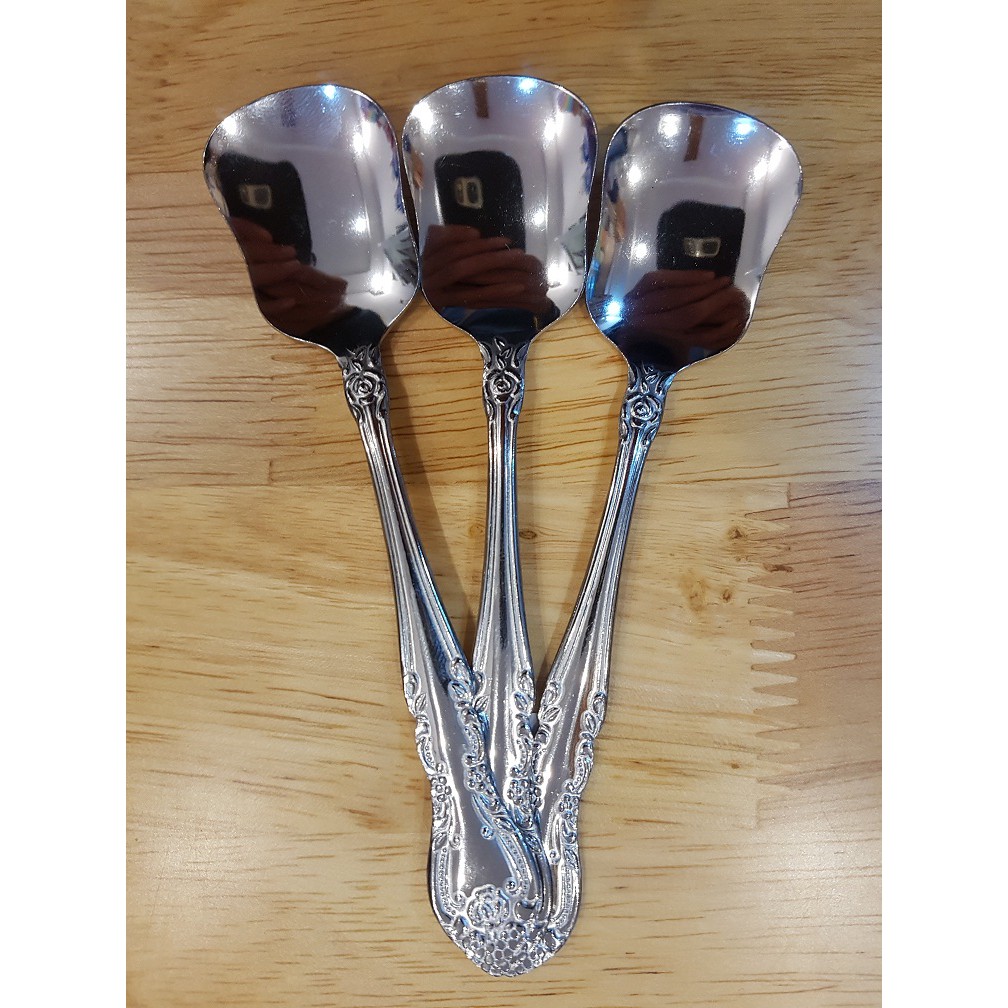 Set 3 thìa inox ăn kem