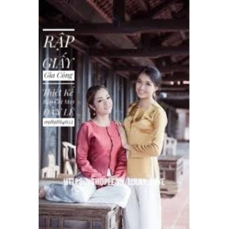 RA34 Rập Giấy Cắt May áo bà ba (xs-xxxl)