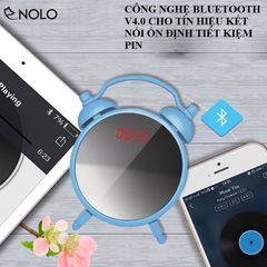 [FREESHIP] LOA BLUETOOTH A70 ĐỒNG HỒ MẶT GƯƠNG