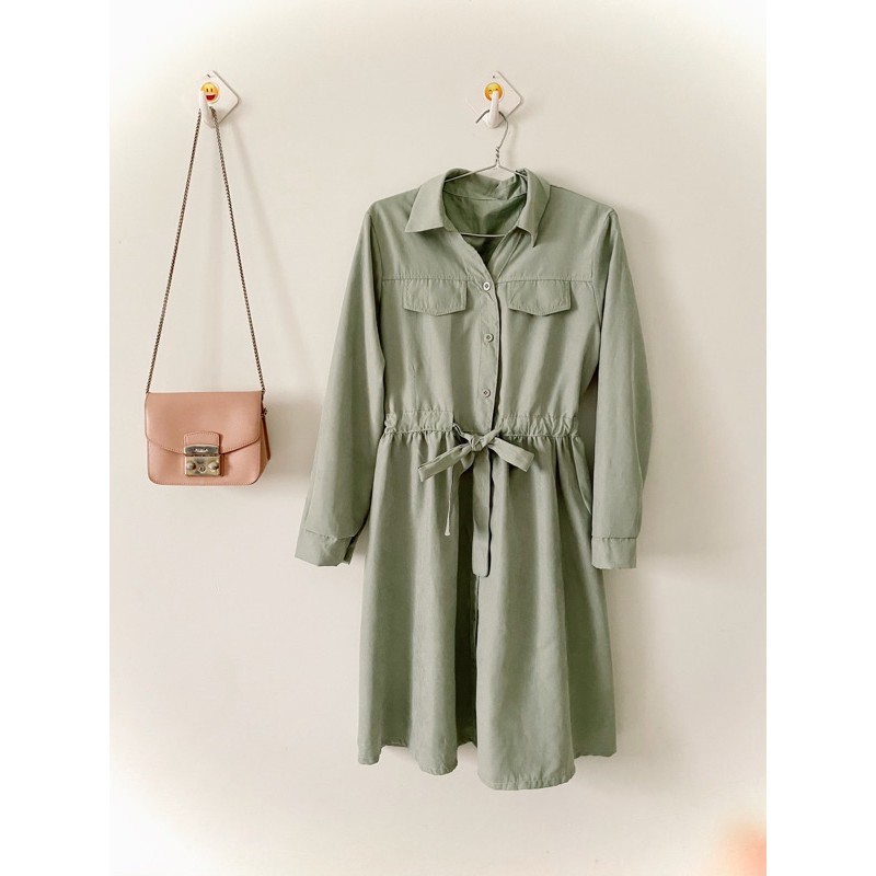 pass thanh lý đầm sơ mi Janet Studio size S mới