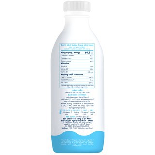 [INBOX TRƯỚC KHI MUA HÀNG] Sữa Tươi Thanh Trùng VPMilk Đà Lạt Fresh Milk - Không Đường 950ml, Sữa Bò Tươi Nguyên Chất
