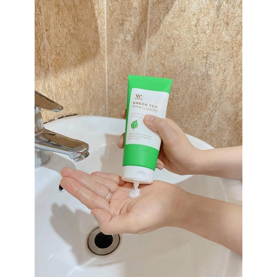 SỮA RỬA MẶT TRÀ XANH GIẢM DẦU WSKIN GREEN TEA FOAM CLEANSER Chưa Có Đánh Giá