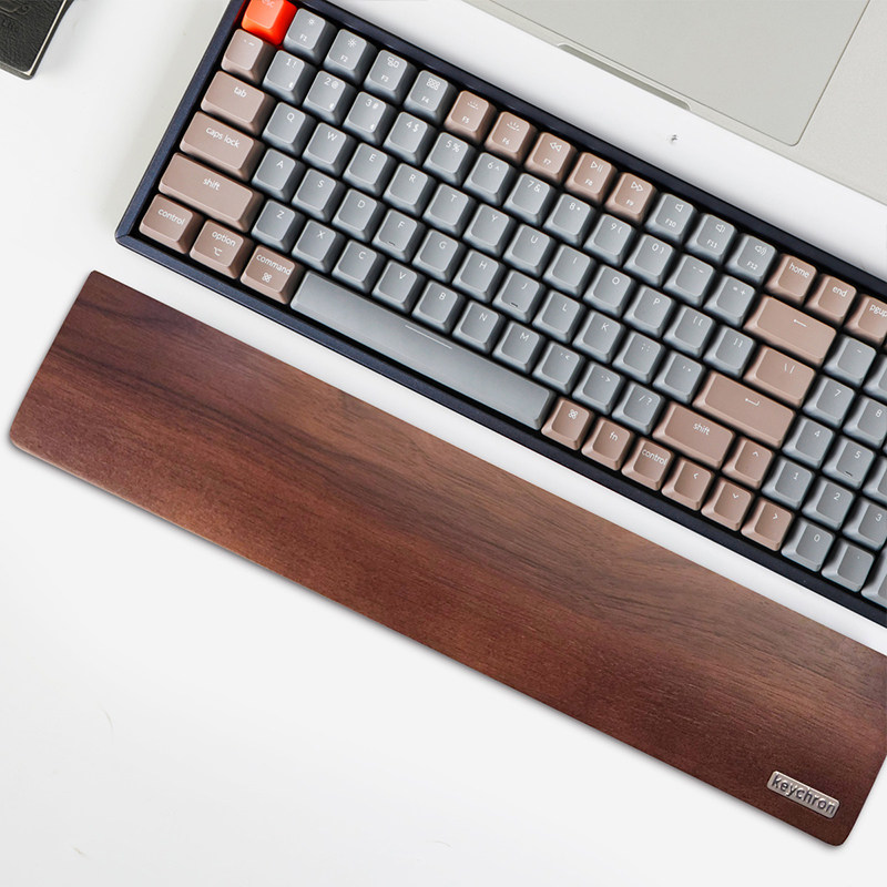 Keychron walnut palm rest wrist hỗ trợ wrist rest gỗ rắn thích hợp cho k2/k4/k6/k8/k10/q1/q2/k2p/k3p/k4p/k6p/k8p/k10p