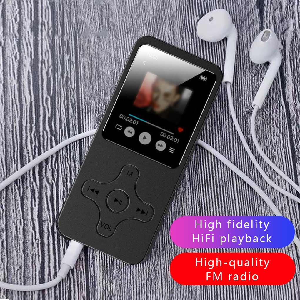[CHOO] MP3 Player Bluetooth-compatible V4 0 Portable HiFi Music Speaker Radio Walking Running Digital Audio Recorder