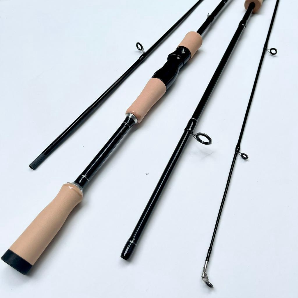 Cần câu lure 2 khúc Hắc Ám chất liệu carbon Phukiencaulure25 cần câu lure giá rẻ, phù hợp cho người mới học câu